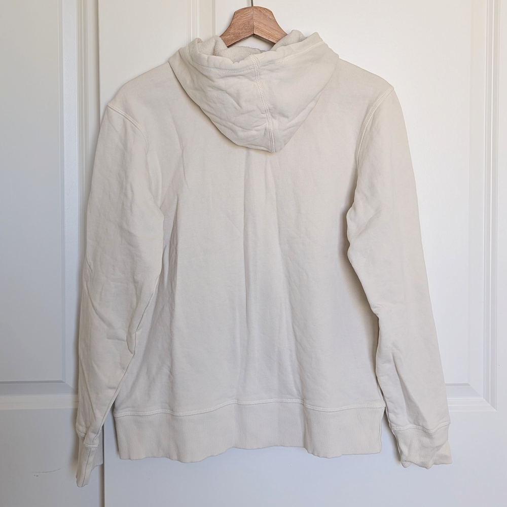 Pact Brushed Fleece Full Zip Hoodie M 100% Organic Cotton Minimalist Sustainable - Picture 4 of 8